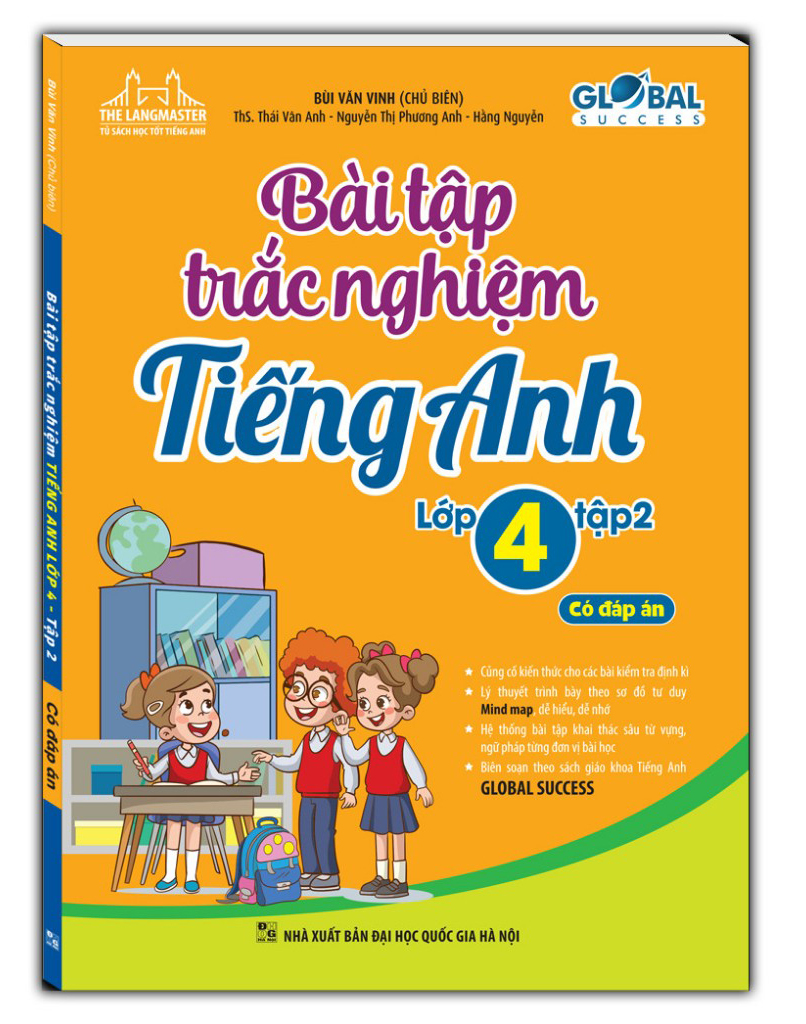 bộ global success - bài tập trắc nghiệm tiếng anh lớp 4 - tập 2 - có đáp án
