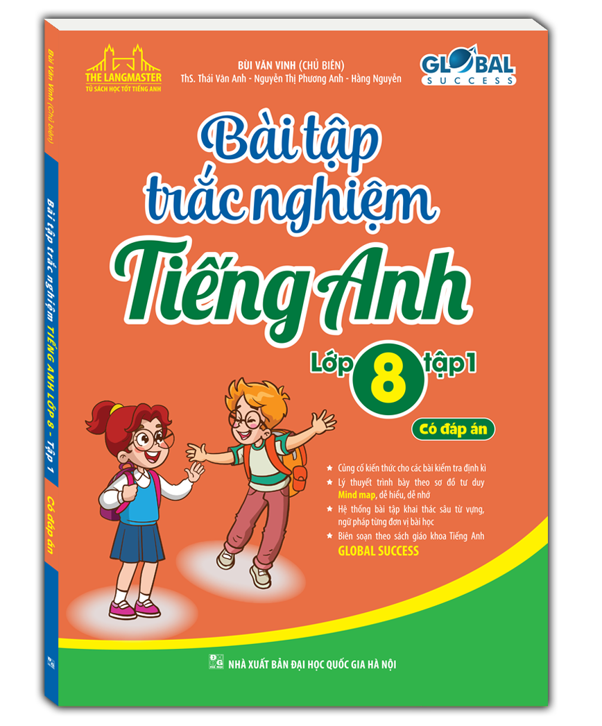 bộ global success - bài tập trắc nghiệm tiếng anh lớp 8 - tập 1 - có đáp án