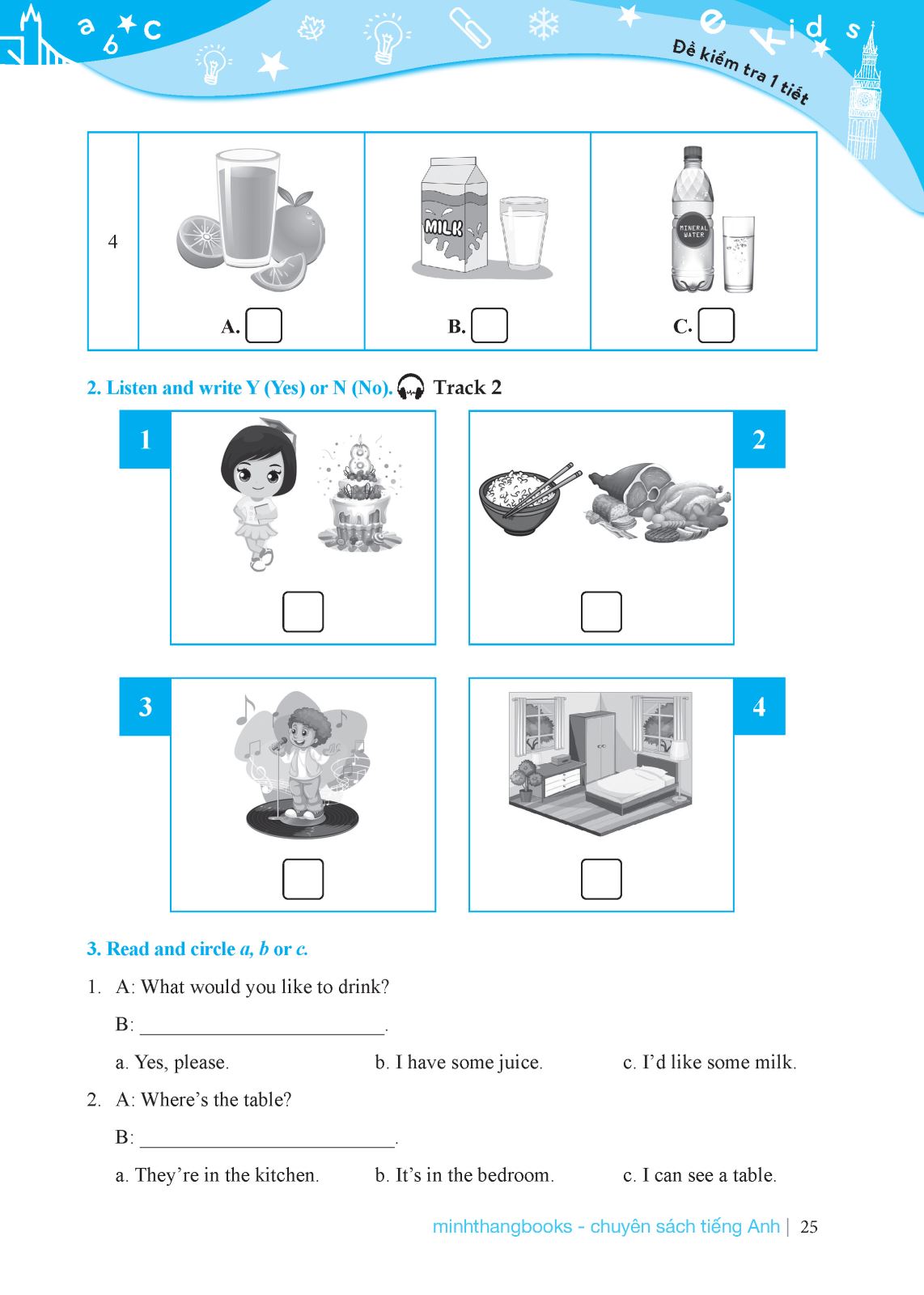 bộ global success - bộ đề kiểm tra định kỳ 4 kỹ năng tiếng anh lớp 3 - tập 2 (có đáp án)