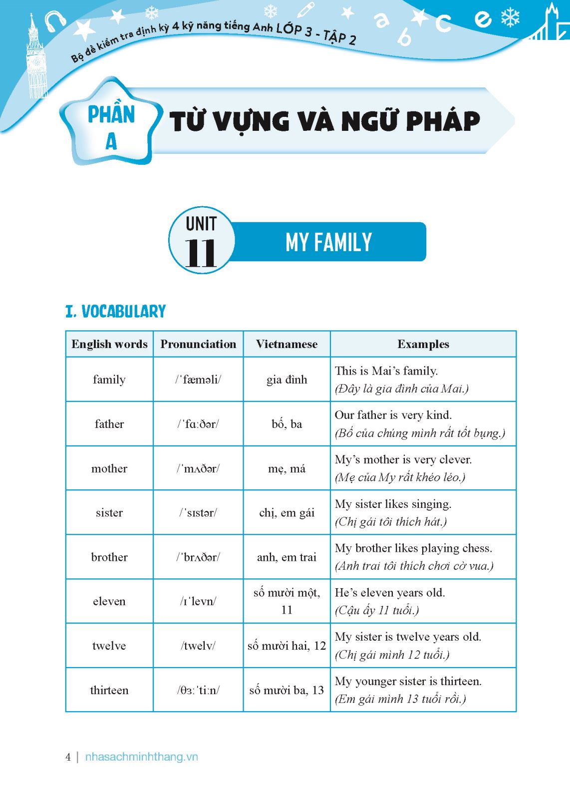 bộ global success - bộ đề kiểm tra định kỳ 4 kỹ năng tiếng anh lớp 3 - tập 2 (có đáp án)