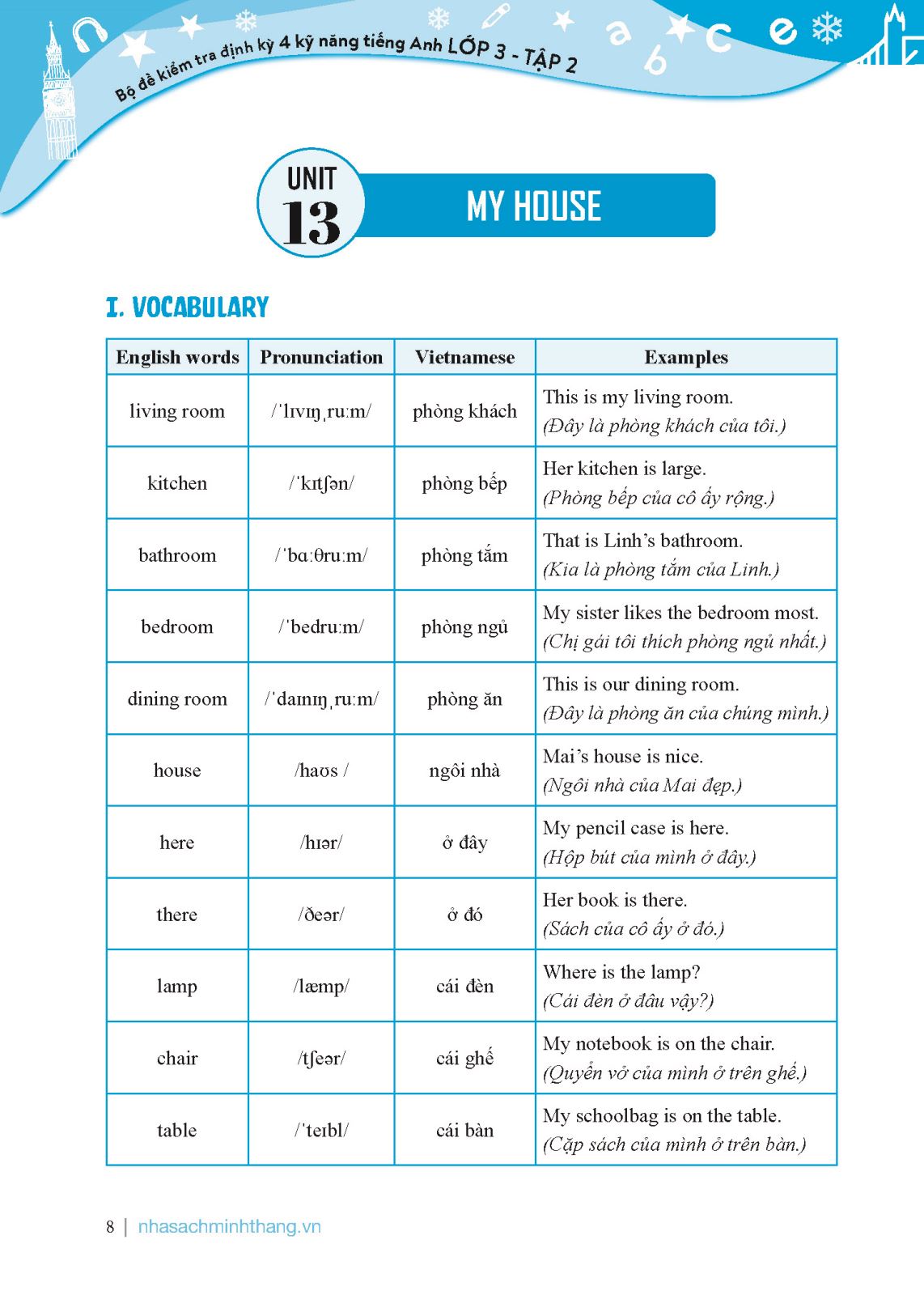 bộ global success - bộ đề kiểm tra định kỳ 4 kỹ năng tiếng anh lớp 3 - tập 2 (có đáp án)