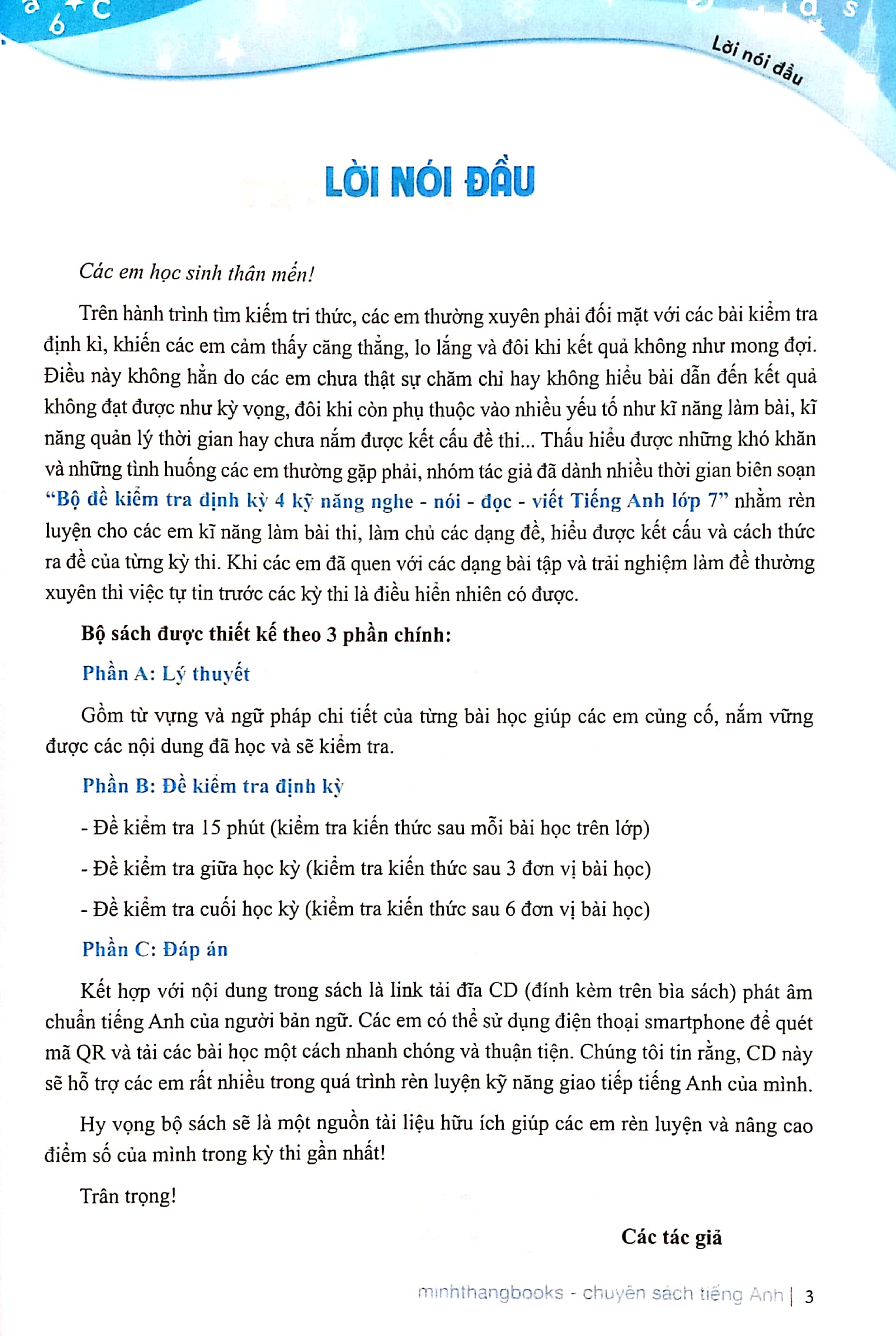 bộ global success - bộ đề kiểm tra định kỳ 4 kỹ năng tiếng anh lớp 7 - tập 2 (có đáp án)