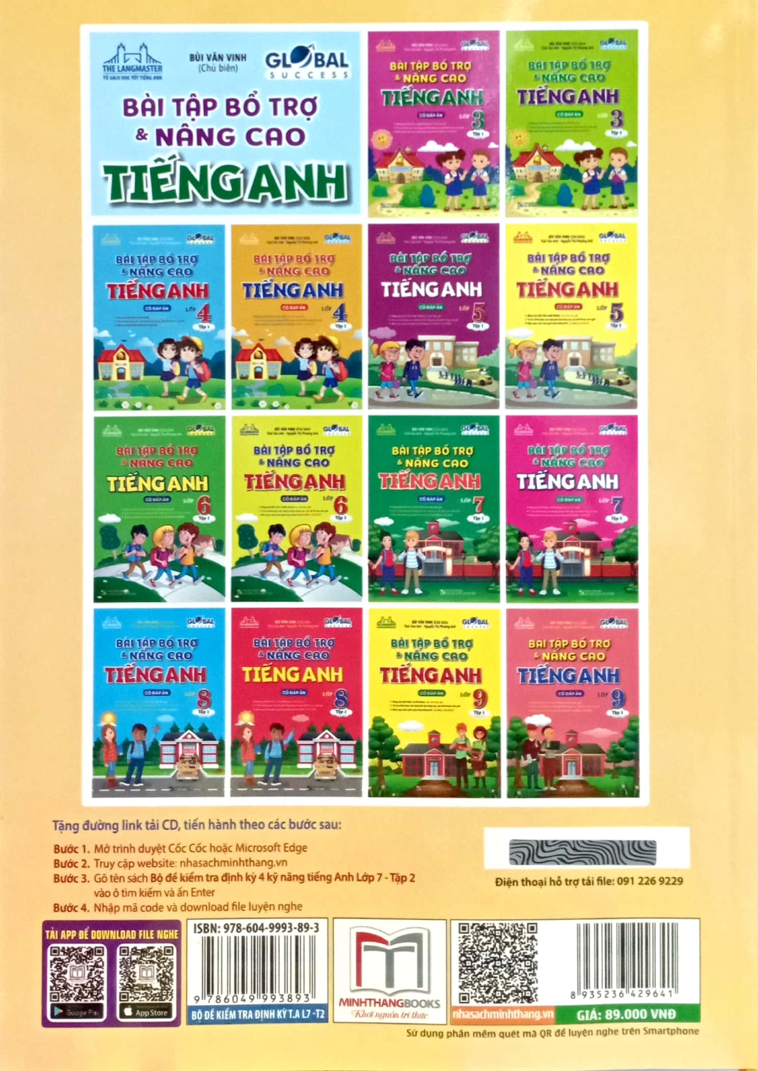 bộ global success - bộ đề kiểm tra định kỳ 4 kỹ năng tiếng anh lớp 7 - tập 2 (có đáp án)