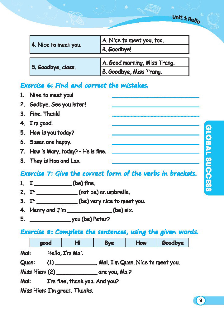 bộ global success - bộ đề kiểm tra tiếng anh lớp 3 - tập 1 - có đáp án