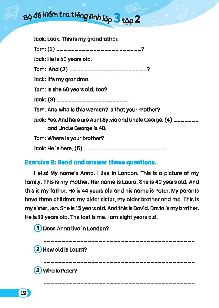 bộ global success - bộ đề kiểm tra tiếng anh lớp 3 - tập 2 (có đáp án)