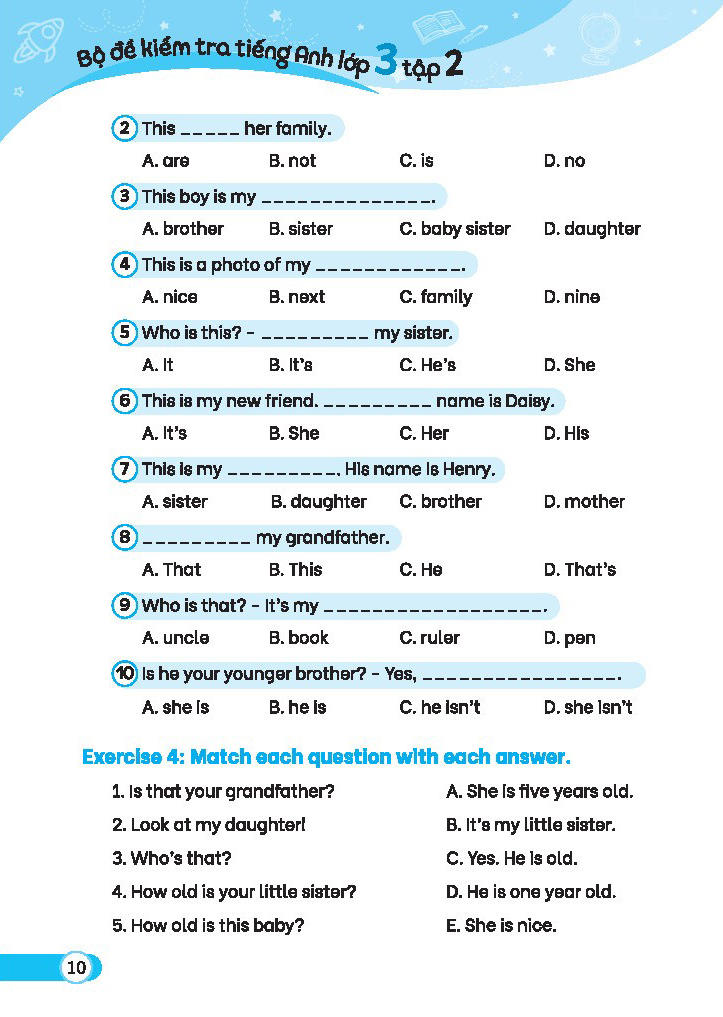 bộ global success - bộ đề kiểm tra tiếng anh lớp 3 - tập 2 (có đáp án)