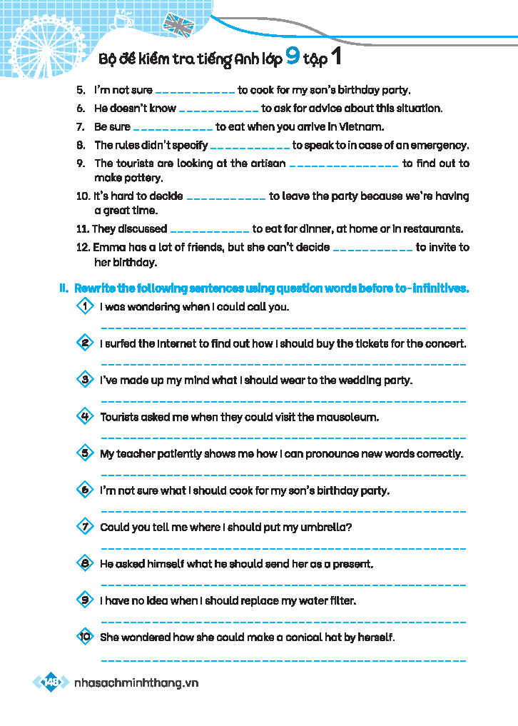 Bo
						
										
										Global Success - Bo De Kiem Tra Tieng Anh Lop 9 - Tap 1 (Co Dap An)