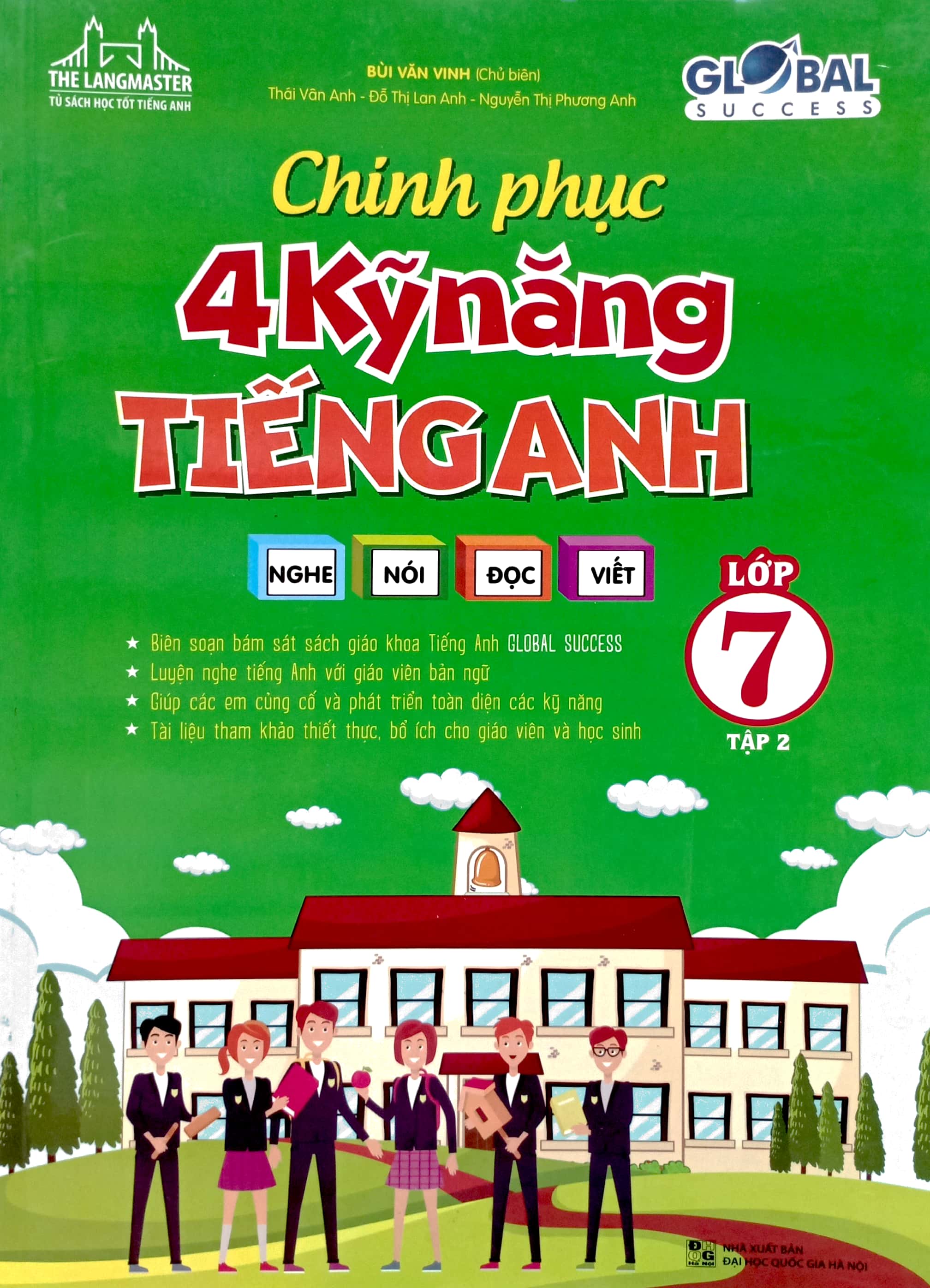 bộ global success - chinh phục 4 kỹ năng tiếng anh nghe - nói - đọc - viết lớp 7 - tập 2