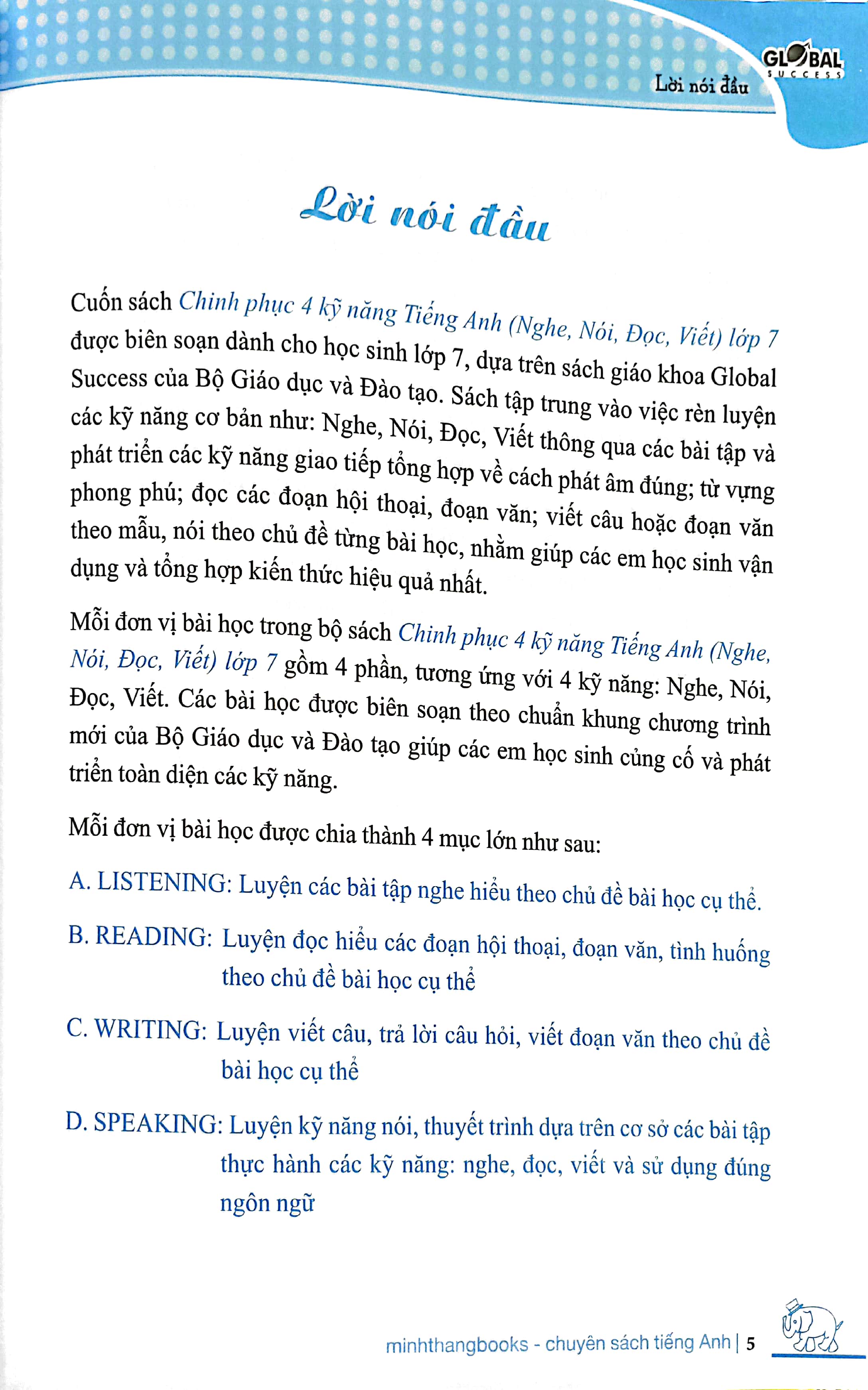 bộ global success - chinh phục 4 kỹ năng tiếng anh nghe - nói - đọc - viết lớp 7 - tập 2