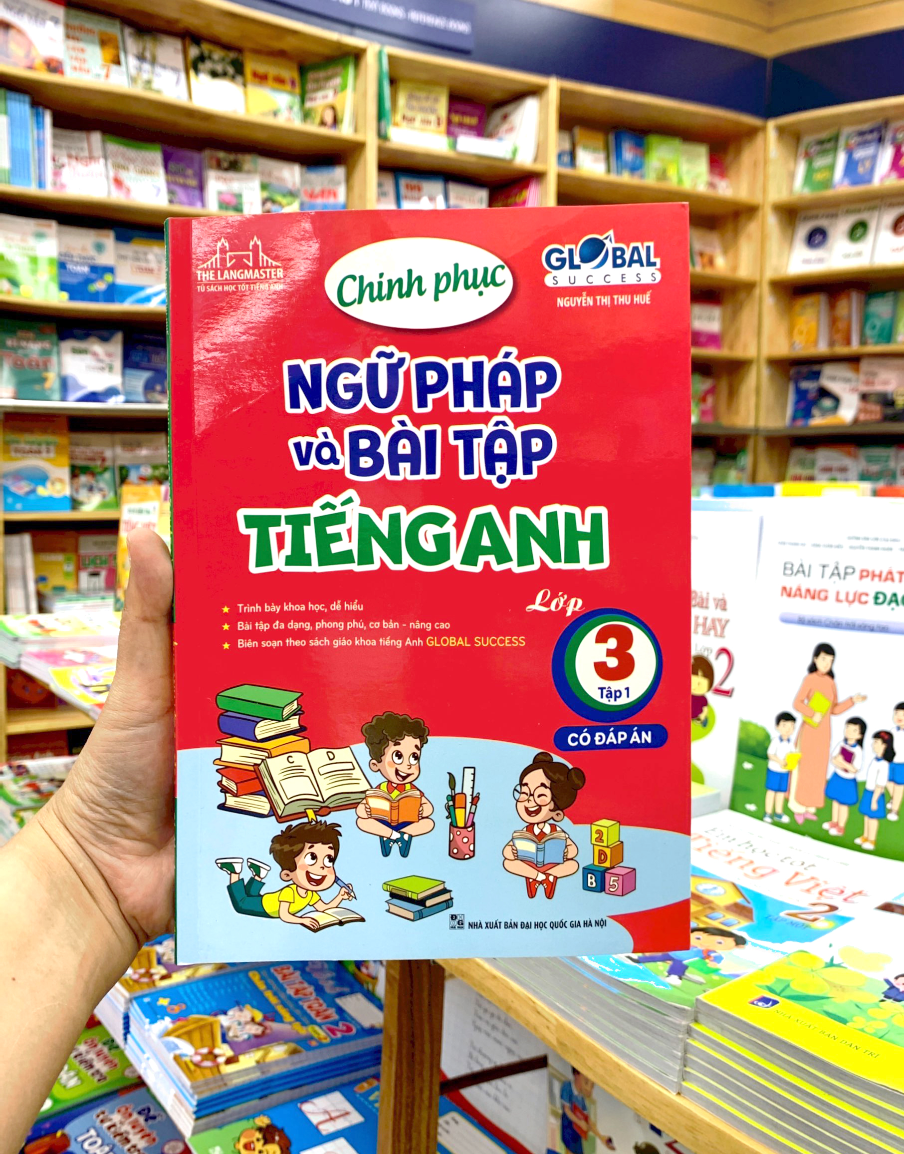 bộ global success - chinh phục ngữ pháp và bài tập tiếng anh lớp 3 - tập 1 (có đáp án)