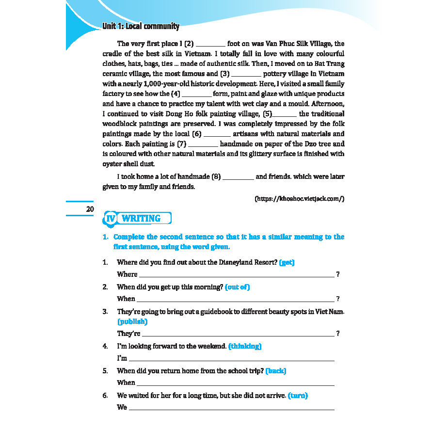 Bo
						
										
										Global Success - Chinh Phuc Ngu Phap Va Bai Tap Tieng Anh Lop 9 - Tap 1 - Co Dap An