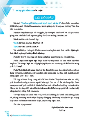 bộ global success - em học giỏi tiếng anh lớp 3 - tập 1 (có đáp án) (tái bản 2022)