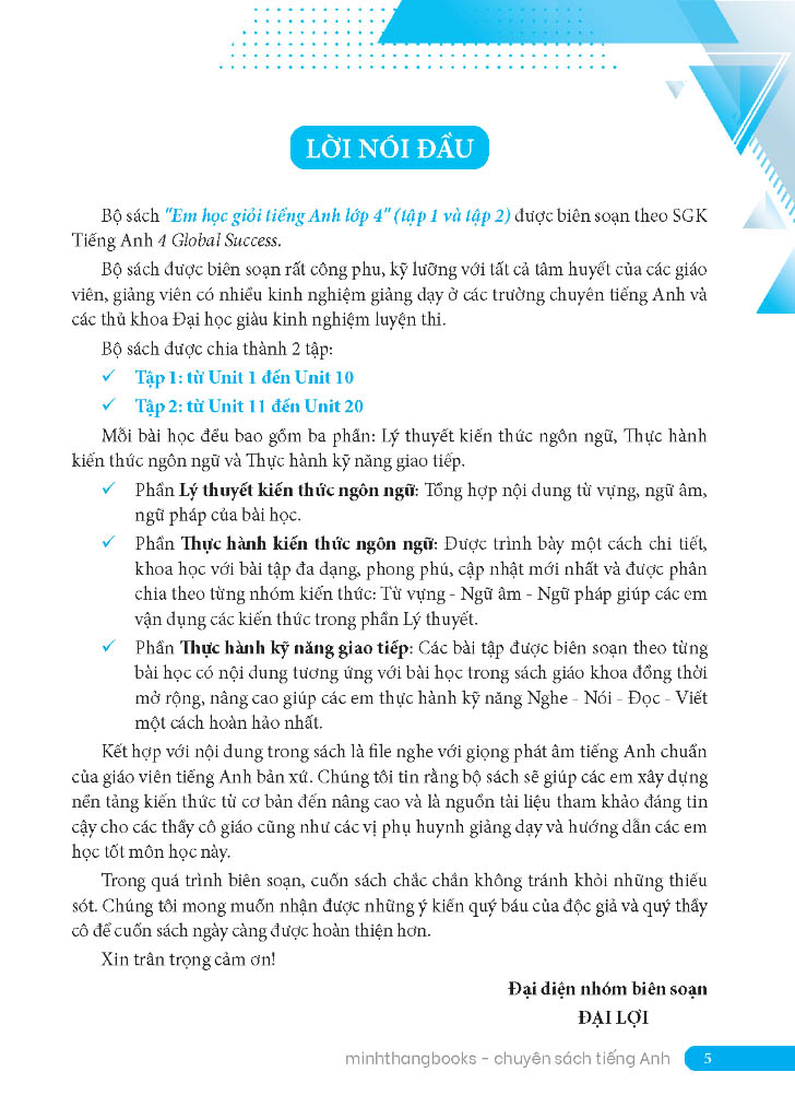 bộ global success - em học giỏi tiếng anh lớp 4 - tập 2 - có đáp án
