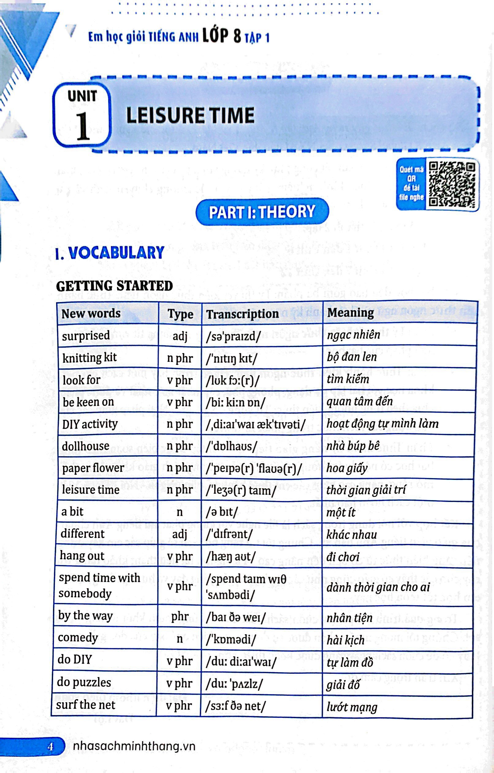 bộ global success - em học giỏi tiếng anh lớp 8 - tập 1 (có đáp án)