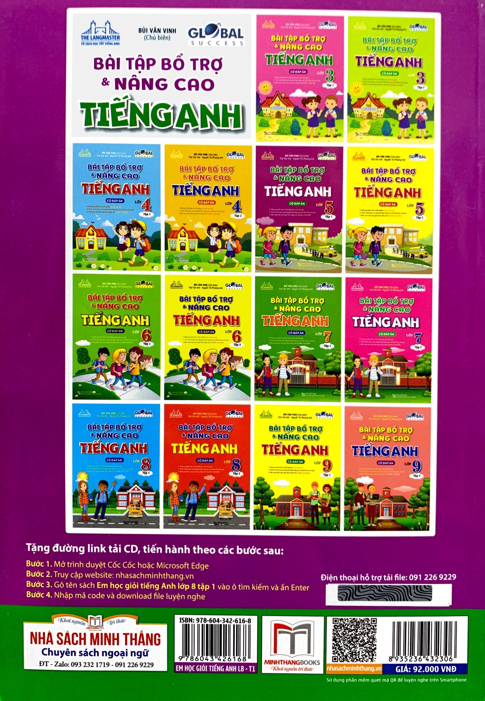 bộ global success - em học giỏi tiếng anh lớp 8 - tập 1 (có đáp án)