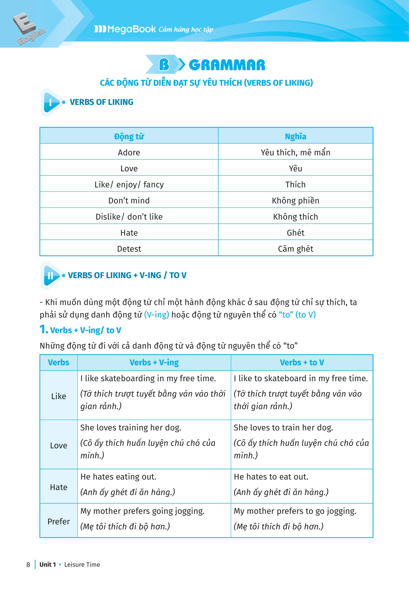 bộ global success - luyện chuyên sâu ngữ pháp và bài tập tiếng anh 8 - tập 1