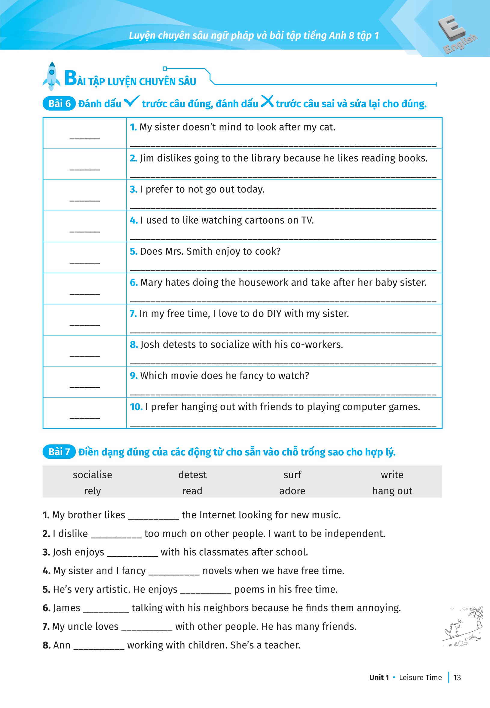 bộ global success - luyện chuyên sâu ngữ pháp và bài tập tiếng anh 8 - tập 1