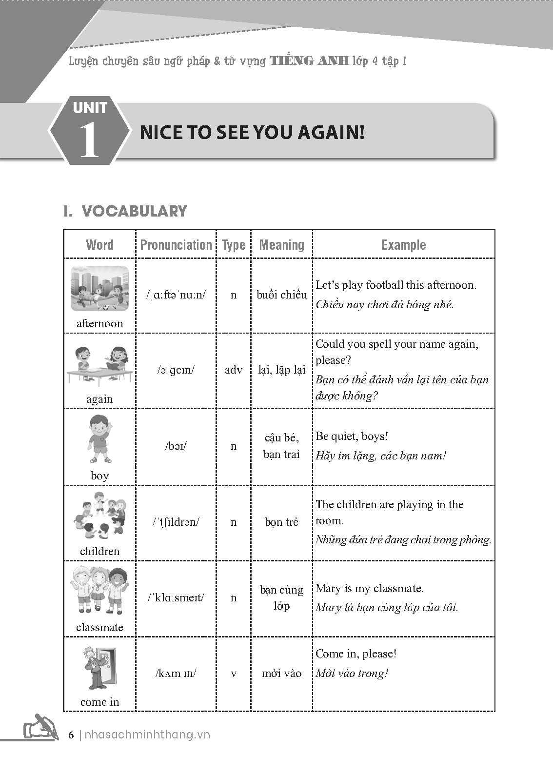 bộ global success - luyện chuyên sâu ngữ pháp và từ vựng tiếng anh lớp 4 - tập 1 (có đáp án)