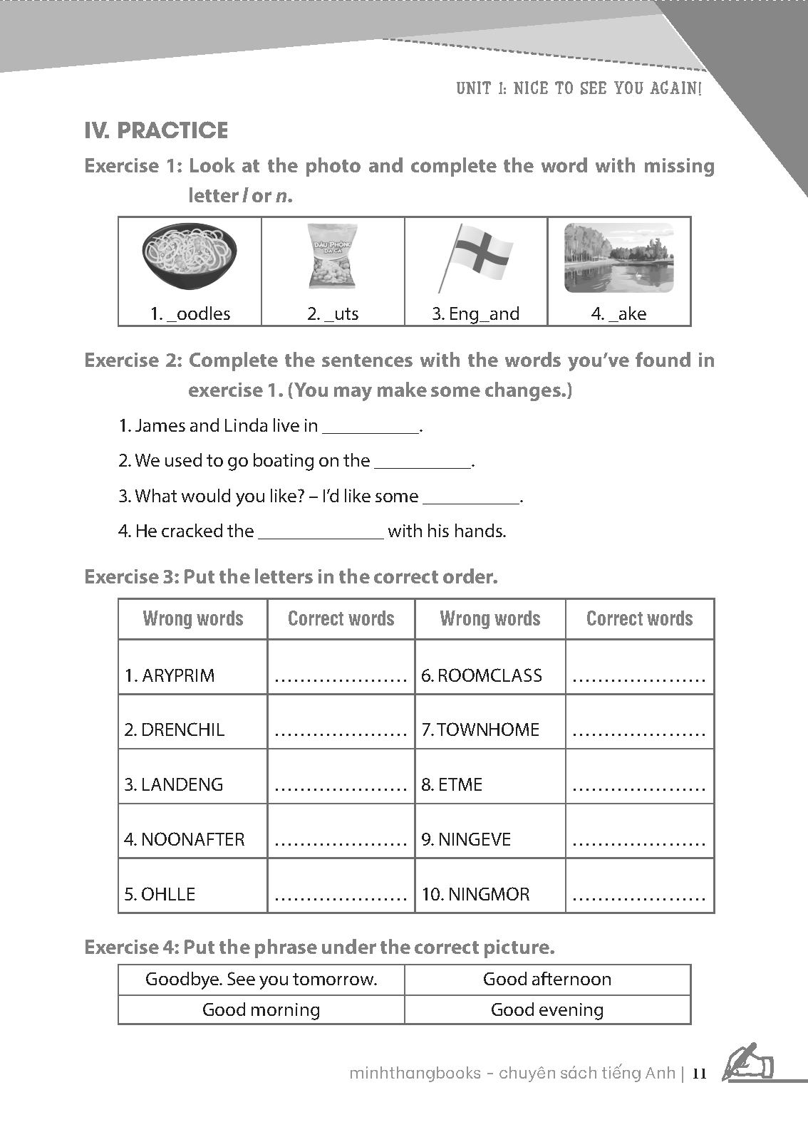 bộ global success - luyện chuyên sâu ngữ pháp và từ vựng tiếng anh lớp 4 - tập 1 (có đáp án)