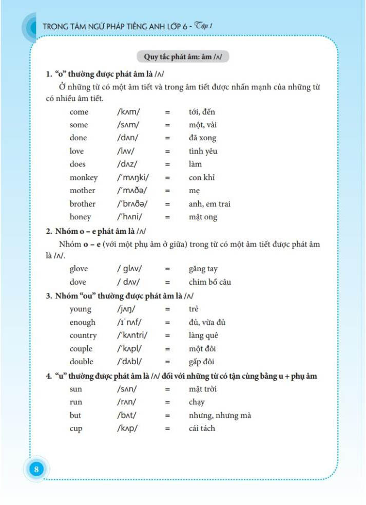 bộ global success - trọng tâm ngữ pháp tiếng anh lớp 6 - tập 2 (tái bản)