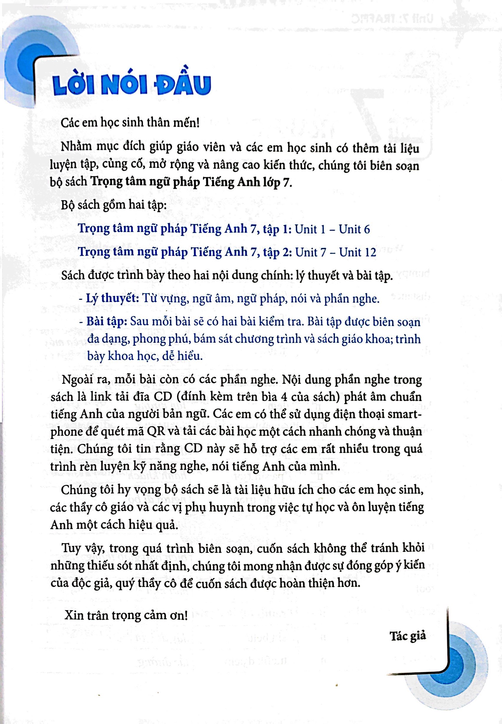 bộ global success - trọng tâm ngữ pháp tiếng anh lớp 7 - tập 2 - có đáp án (tái bản 2023)