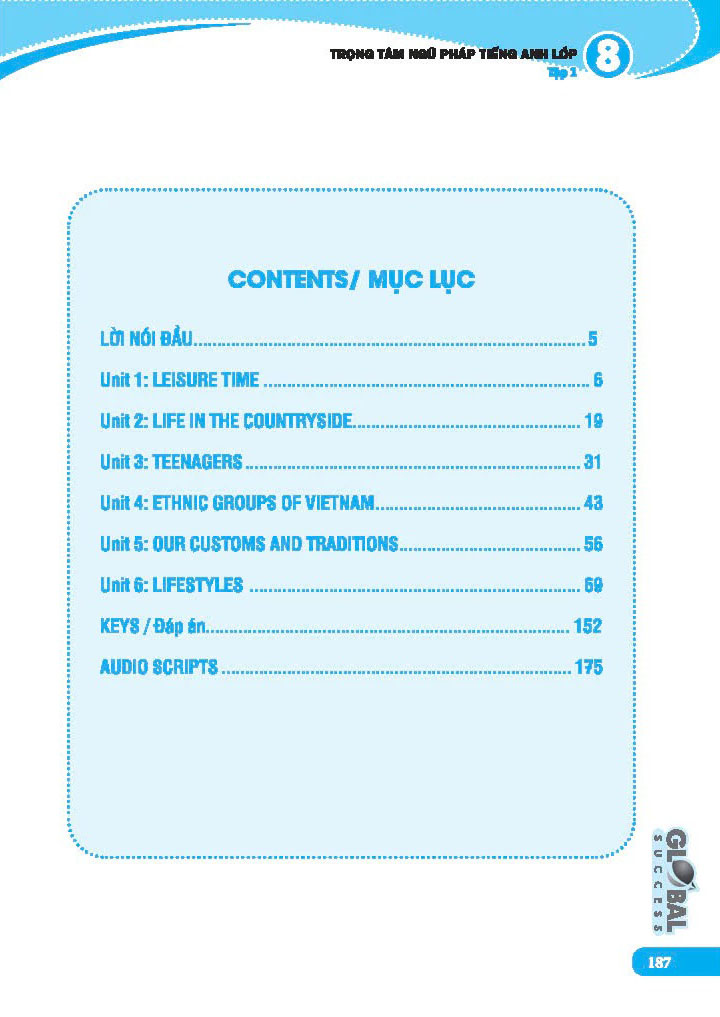 Bo
						
										
										Global Success - Trong Tam Ngu Phap Tieng Anh Lop 8 - Tap 1 (Co Dap An)