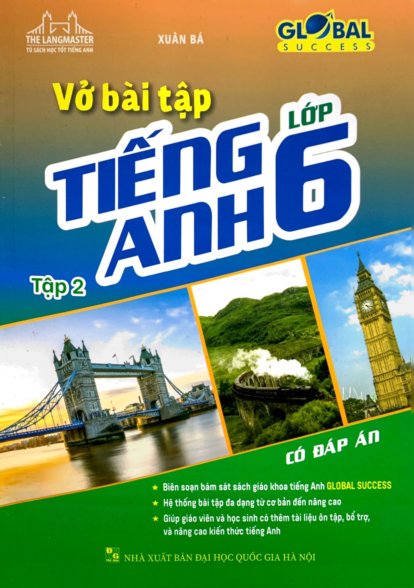 bộ global success - vở bài tập tiếng anh lớp 6 - tập 2 (có đáp án)