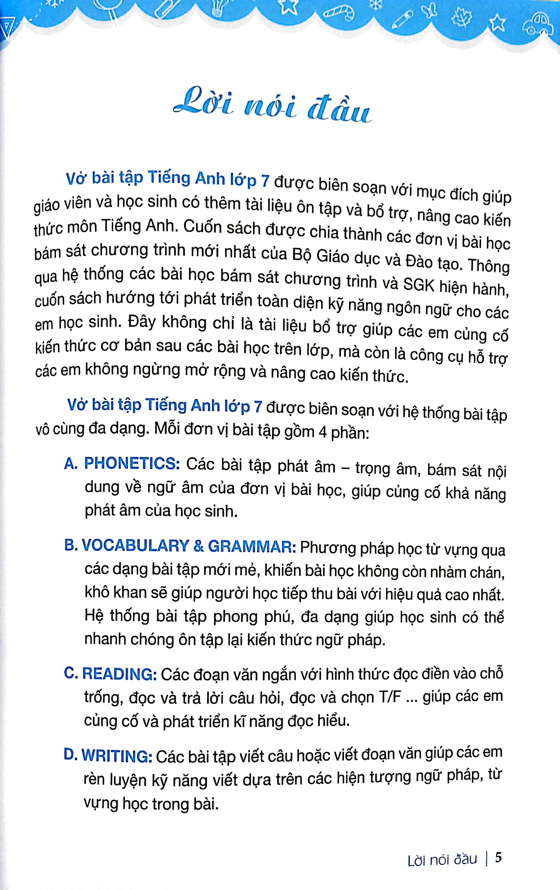 bộ global success - vở bài tập tiếng anh lớp 7 - tập 1 (có đáp án)