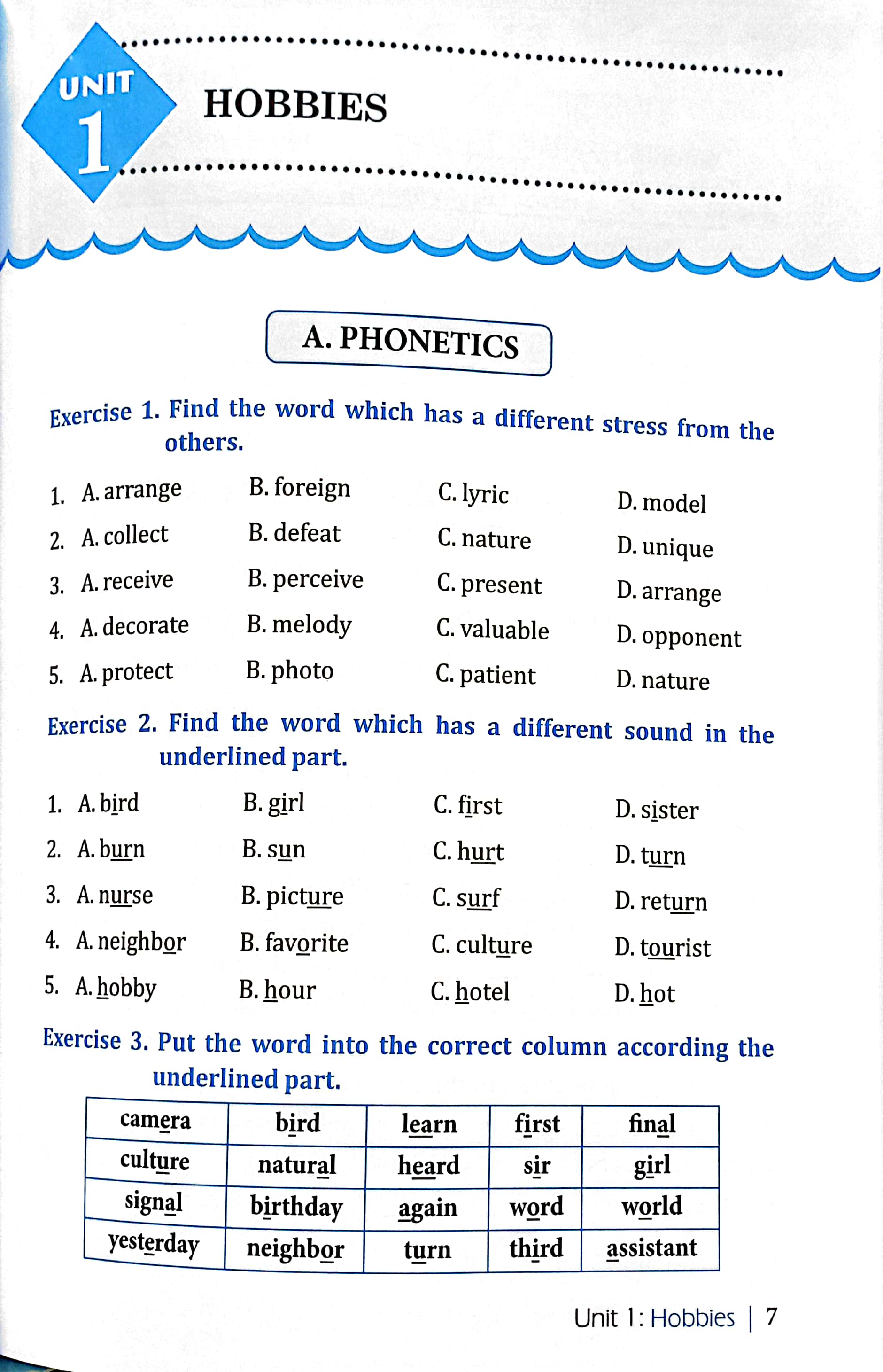 bộ global success - vở bài tập tiếng anh lớp 7 - tập 1 (có đáp án)