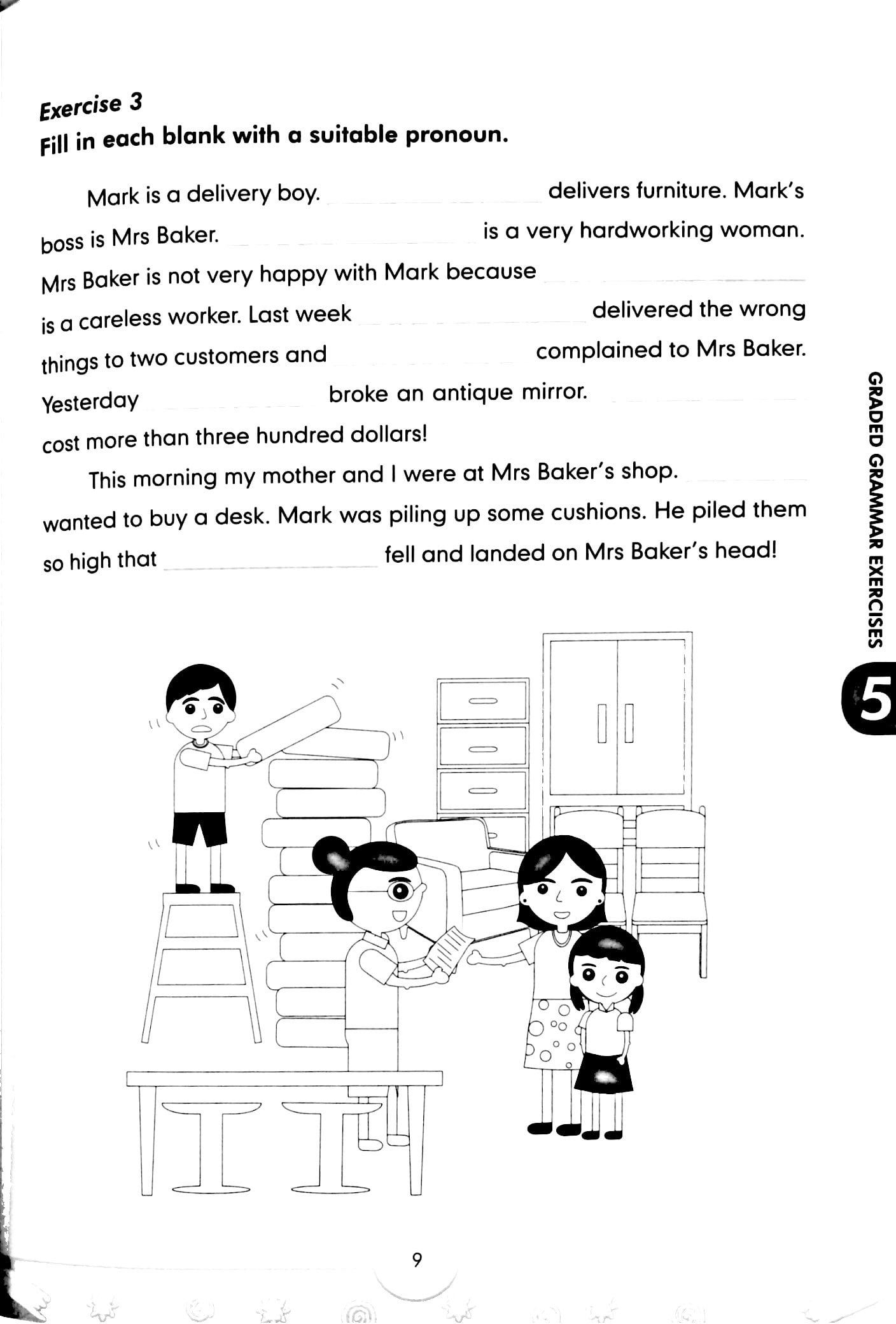 bộ graded grammar exercises 5 (không cd)