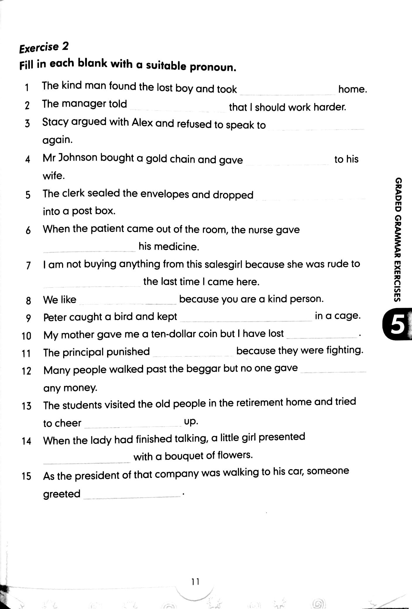 bộ graded grammar exercises 5 (không cd)