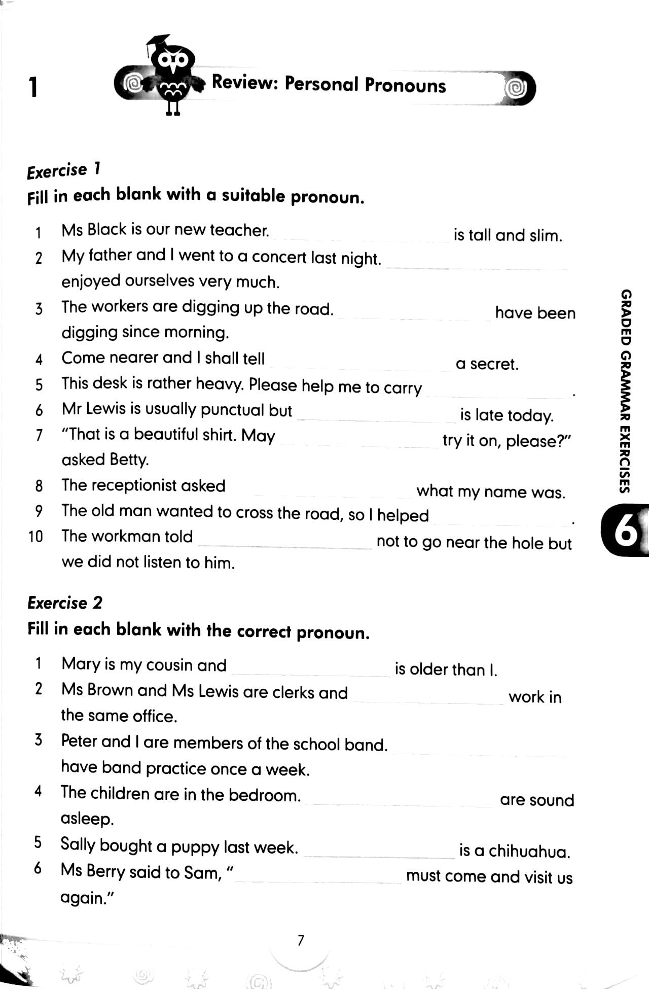 bộ graded grammar exercises 6