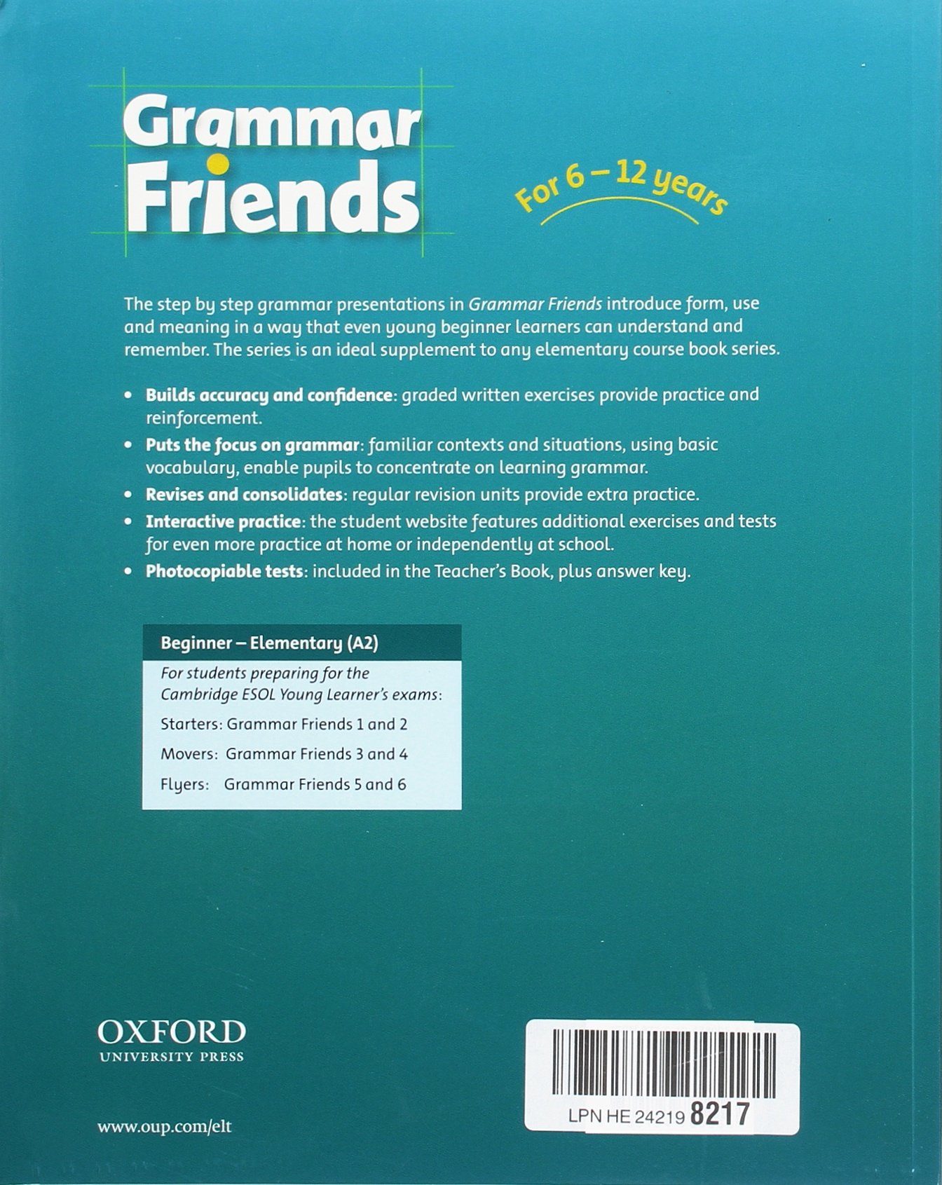 bộ grammar friends: 6: student book