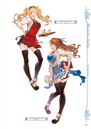 bộ granblue fantasy グランブルーファンタジー graphic archive iv extra works