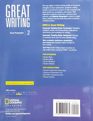 bộ great writing 2: student book with online workbook