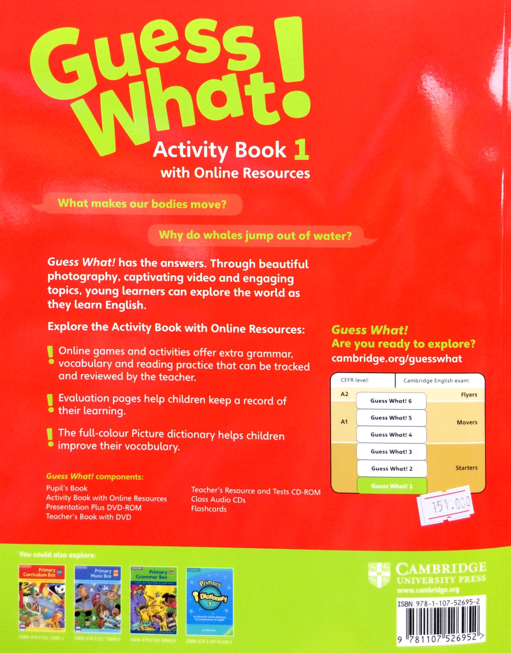 bộ guess what! level 1 activity book with online resources british english