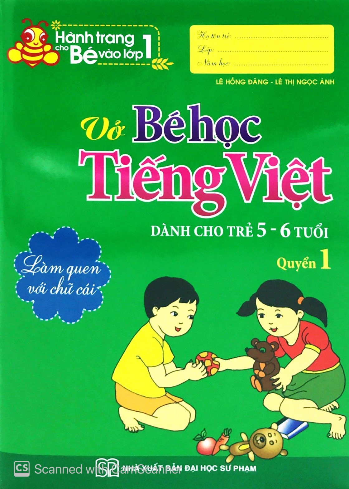 bộ hành trang bé vào lớp 1 - vở bé học tiếng việt (quyển 1)