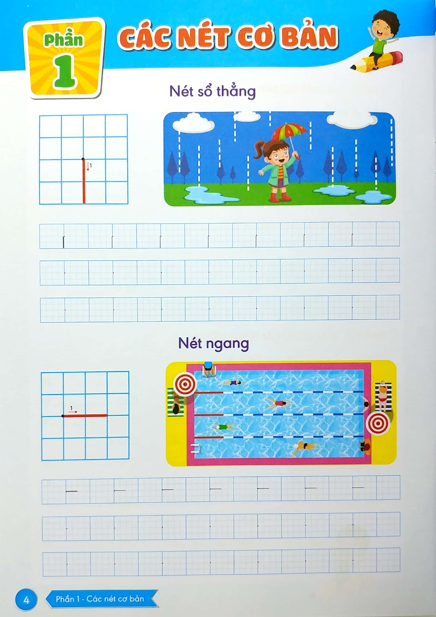 bộ hành trang giúp con tự tin vào lớp 1 - quyển 1: cùng con tập viết