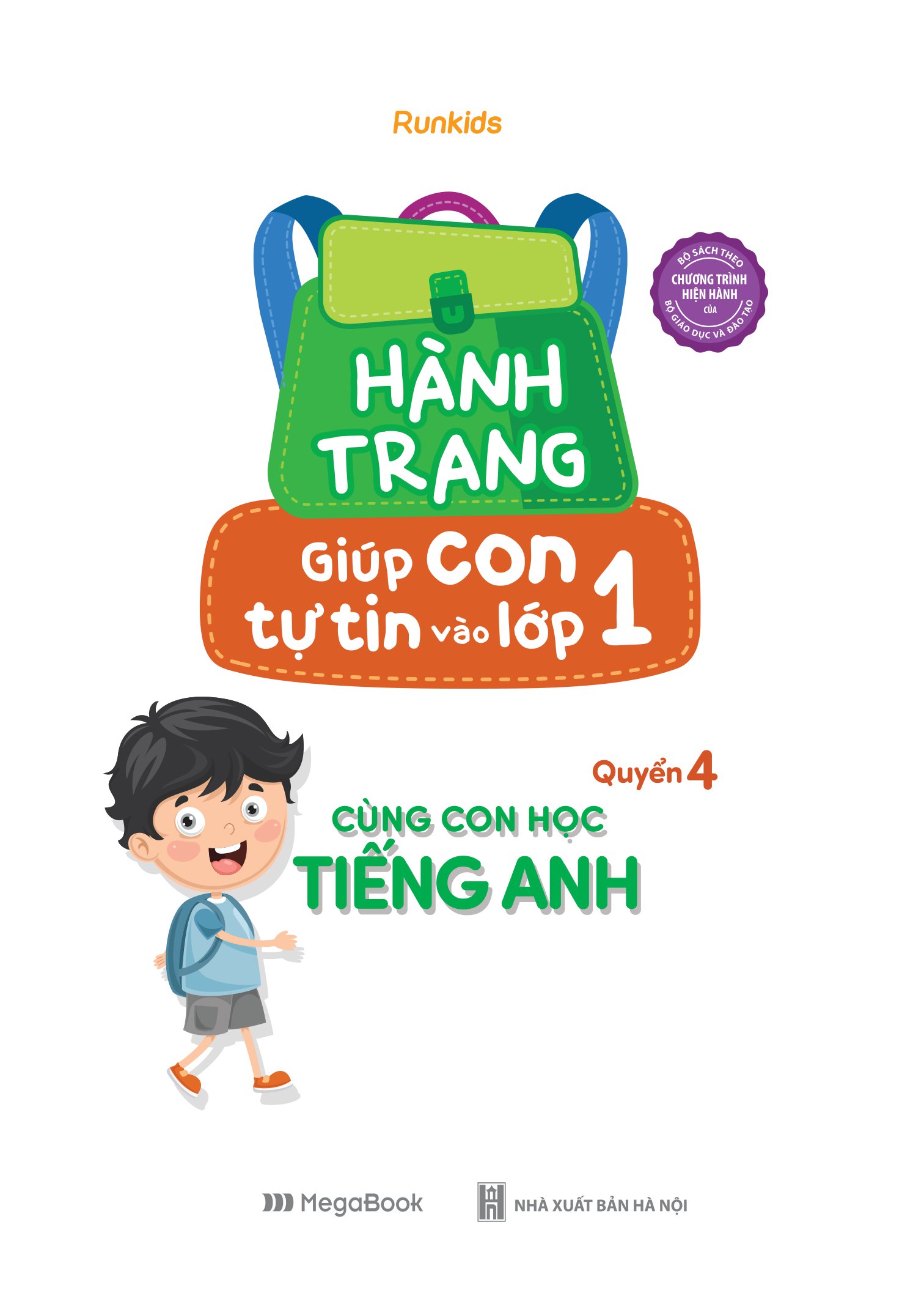 bộ hành trang giúp con tự tin vào lớp 1 - quyển 4: cùng con học tiếng anh