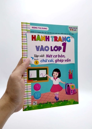 bộ hành trang vào lớp 1 - tập viết nét cơ bản, chữ cái, ghép vần - quyển 1