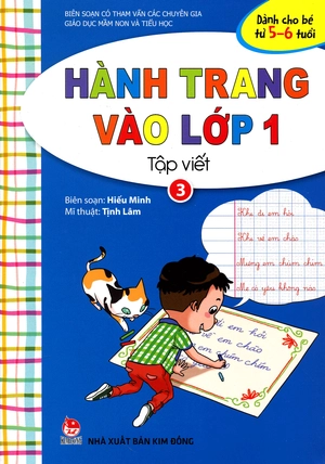 bộ hành trang vào lớp 1 - tập viết - tập 3 (tái bản 2019)
