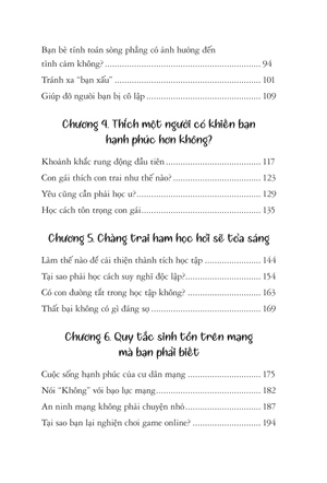 bộ hành trình trưởng thành - 30 quy tắc phát triển dành cho con trai tuổi dậy thì