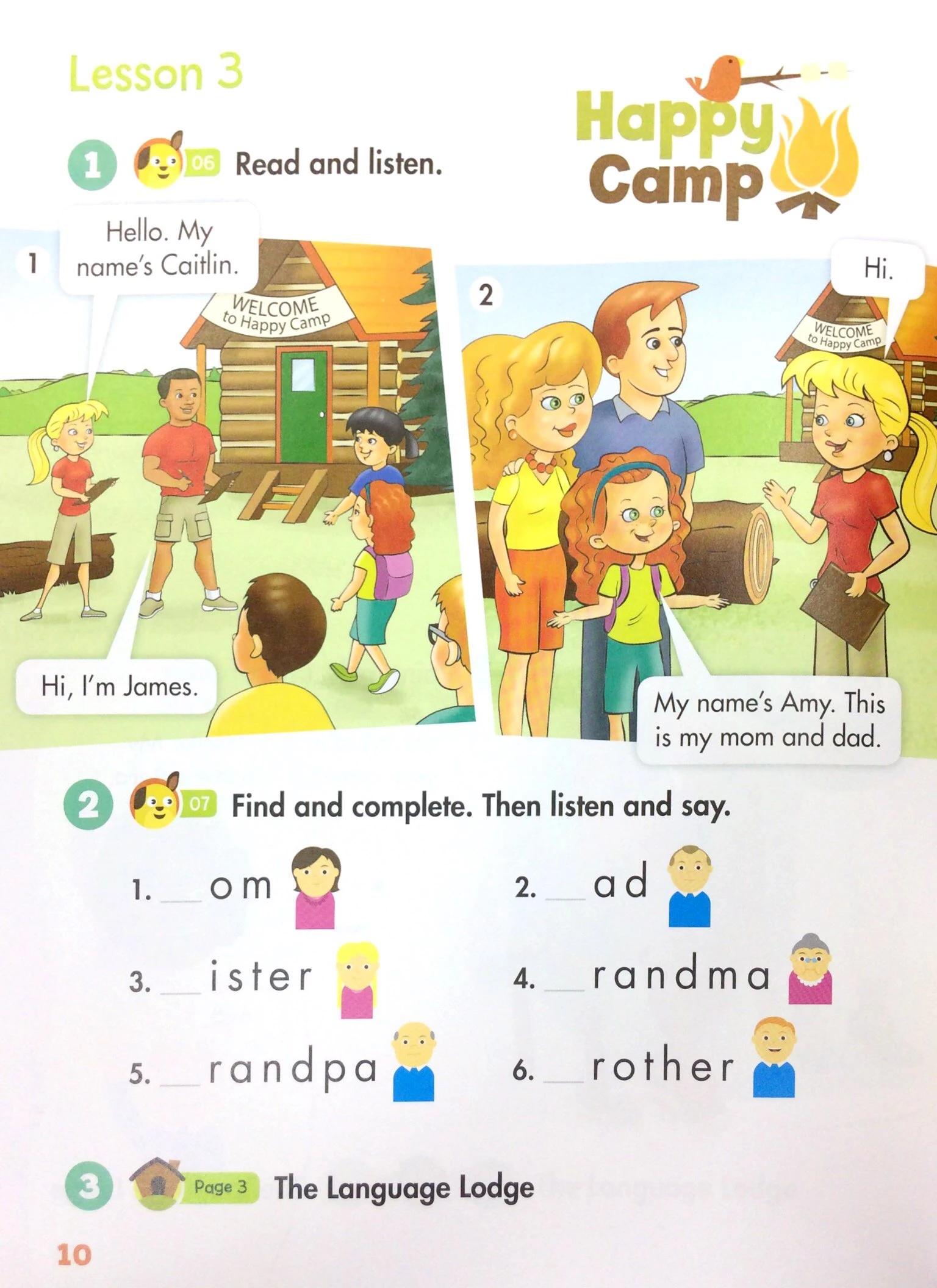 Bo
						
										
										Happy Campers Level 1 Student's Book/Language Lodge