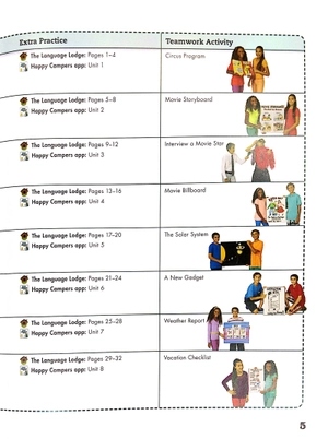 bộ happy campers level 6 student's book/language lodge