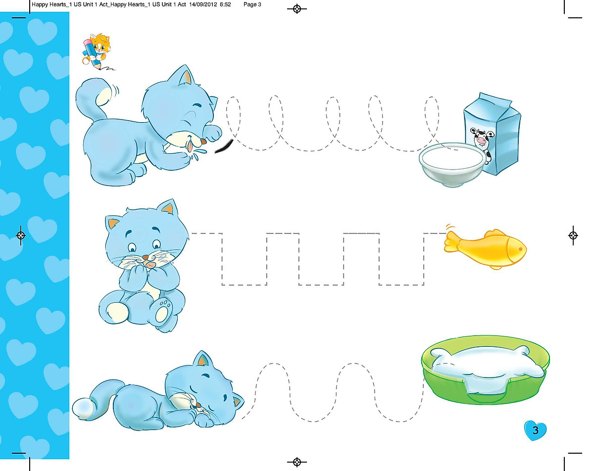 bộ happy heart us 1 activity book