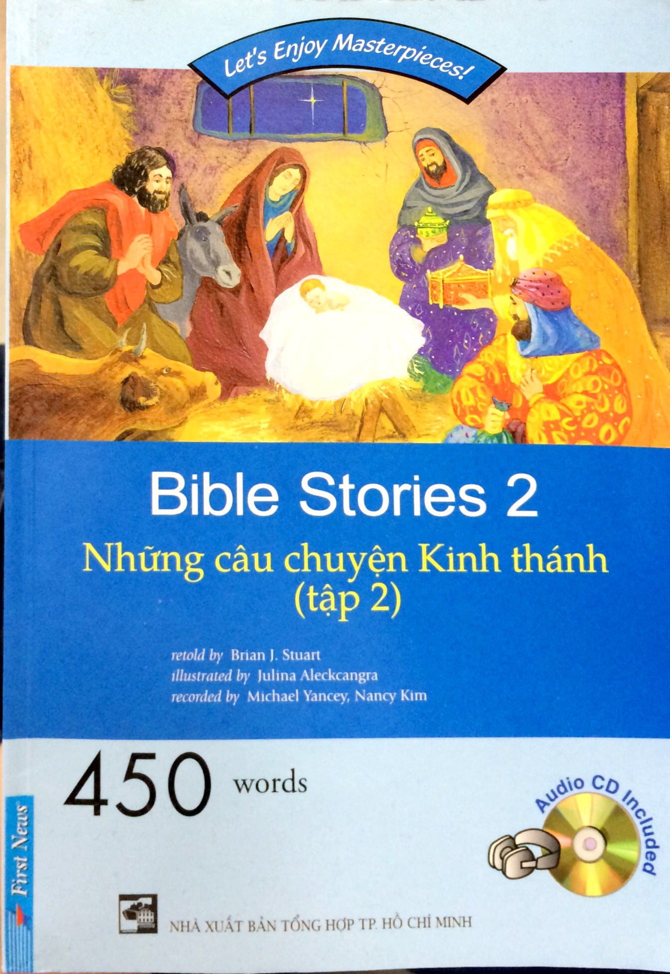 bộ happy reader - những câu chuyện kinh thánh - tập 2 (kèm 1 cd)