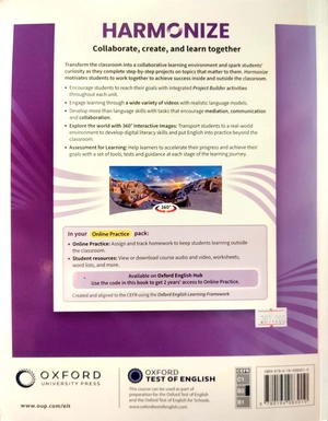 bộ harmonize 5 student book with online practice b2 level