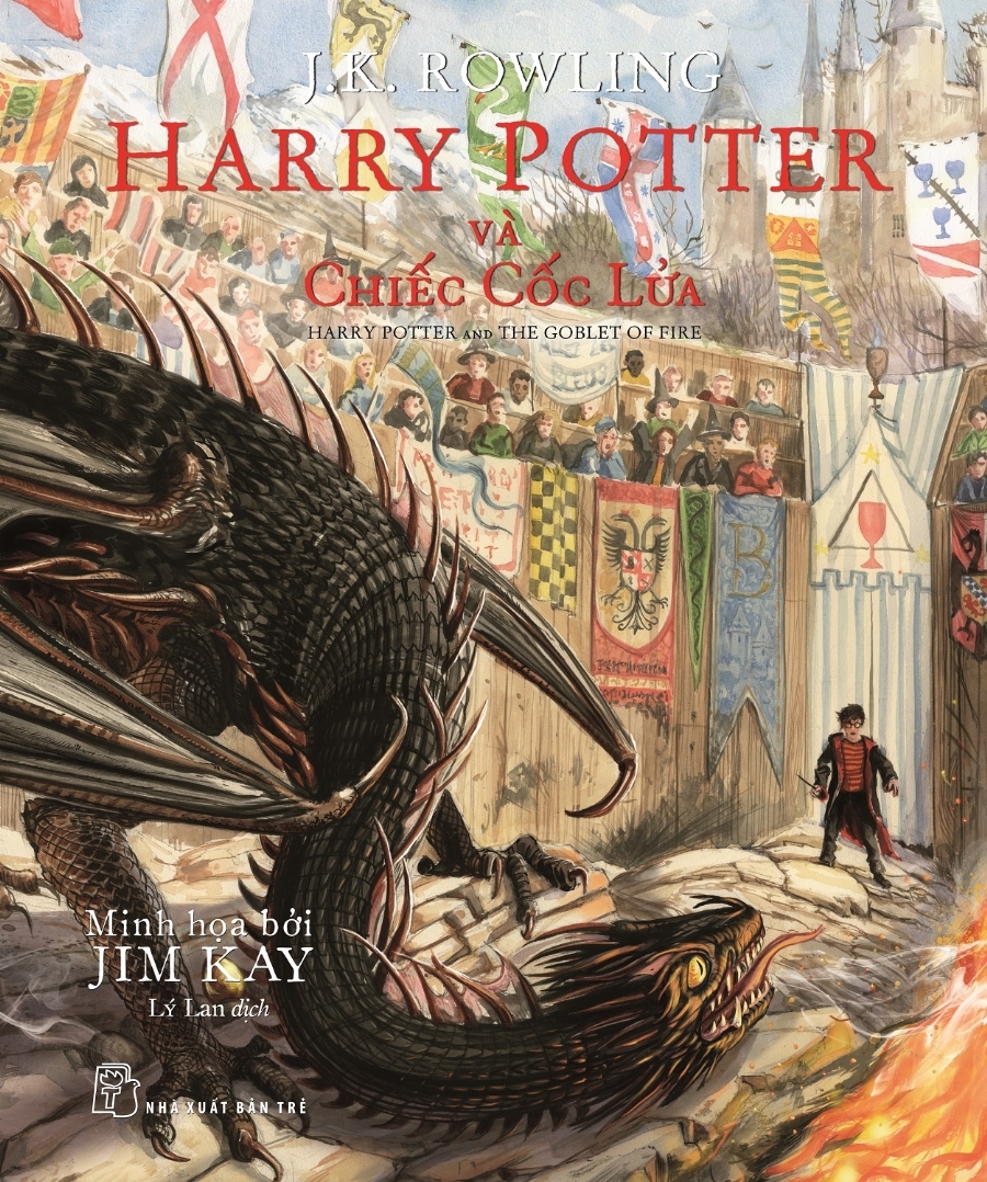 bộ harry potter và chiếc cốc lửa - bản đặc biệt có tranh minh họa màu