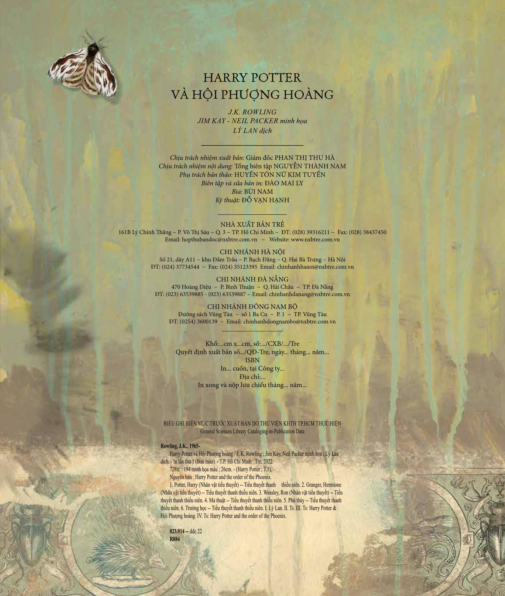 bộ harry potter và hội phượng hoàng - tập 05 - phiên bản màu - bìa cứng