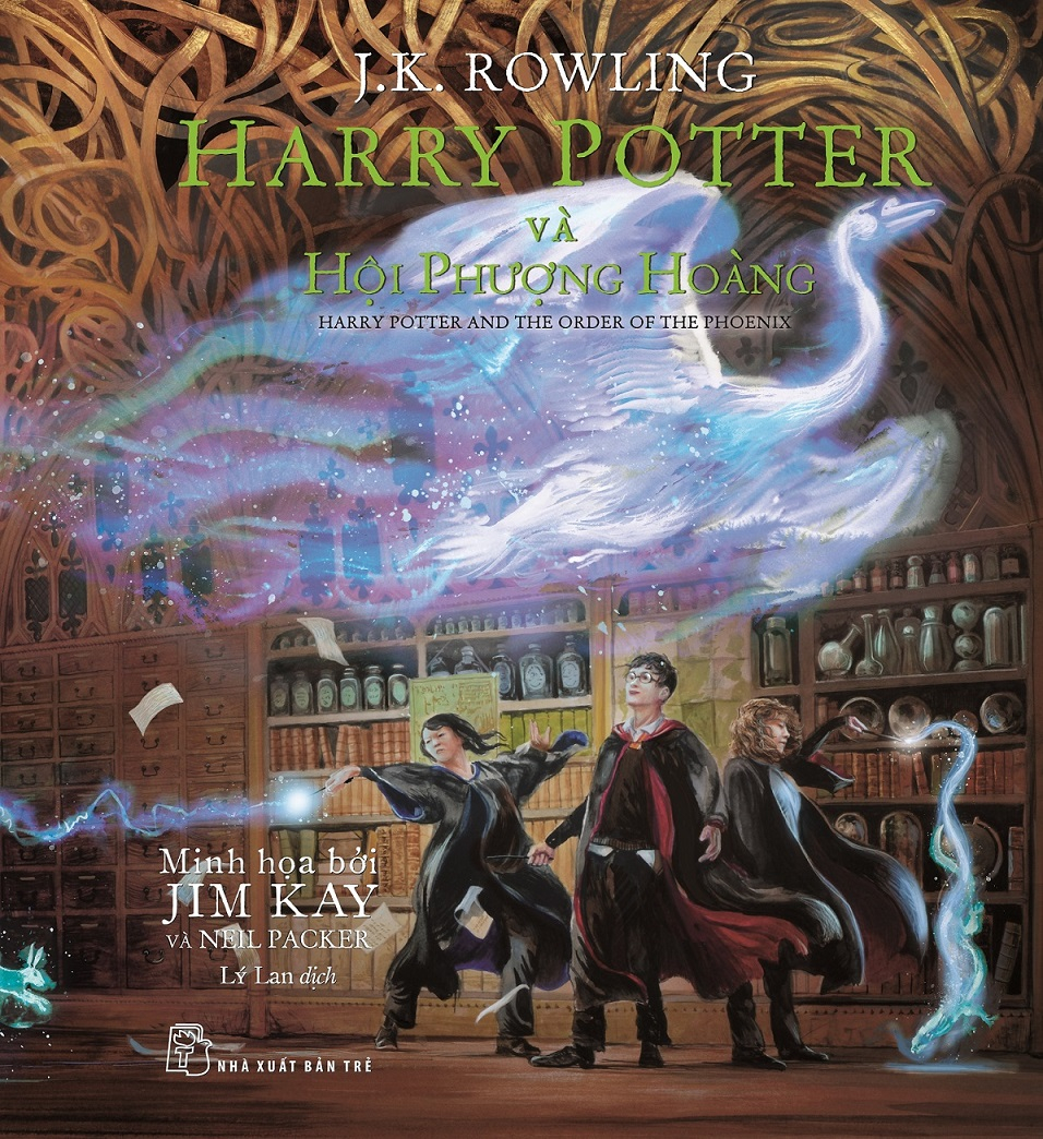 bộ harry potter và hội phượng hoàng - tập 05 - phiên bản màu - bìa cứng